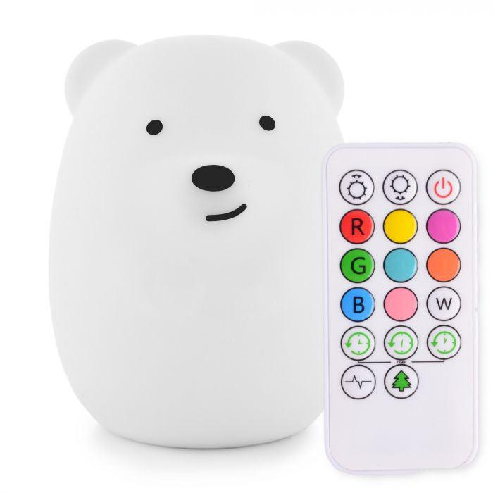Apollo Lumiepets állítható éjjeli fény és játék - Maci-0