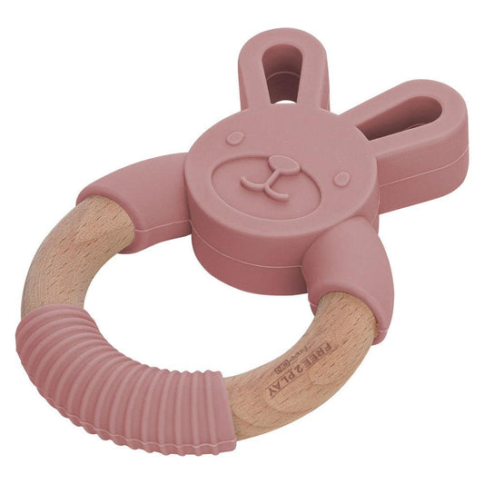FreeON nyuszis rágóka-pink - Momsy