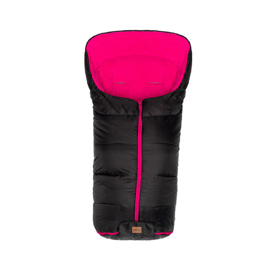 Fillikid bundazsák babakocsiba Eco big 1220-22 fekete pink béléssel - Momsy
