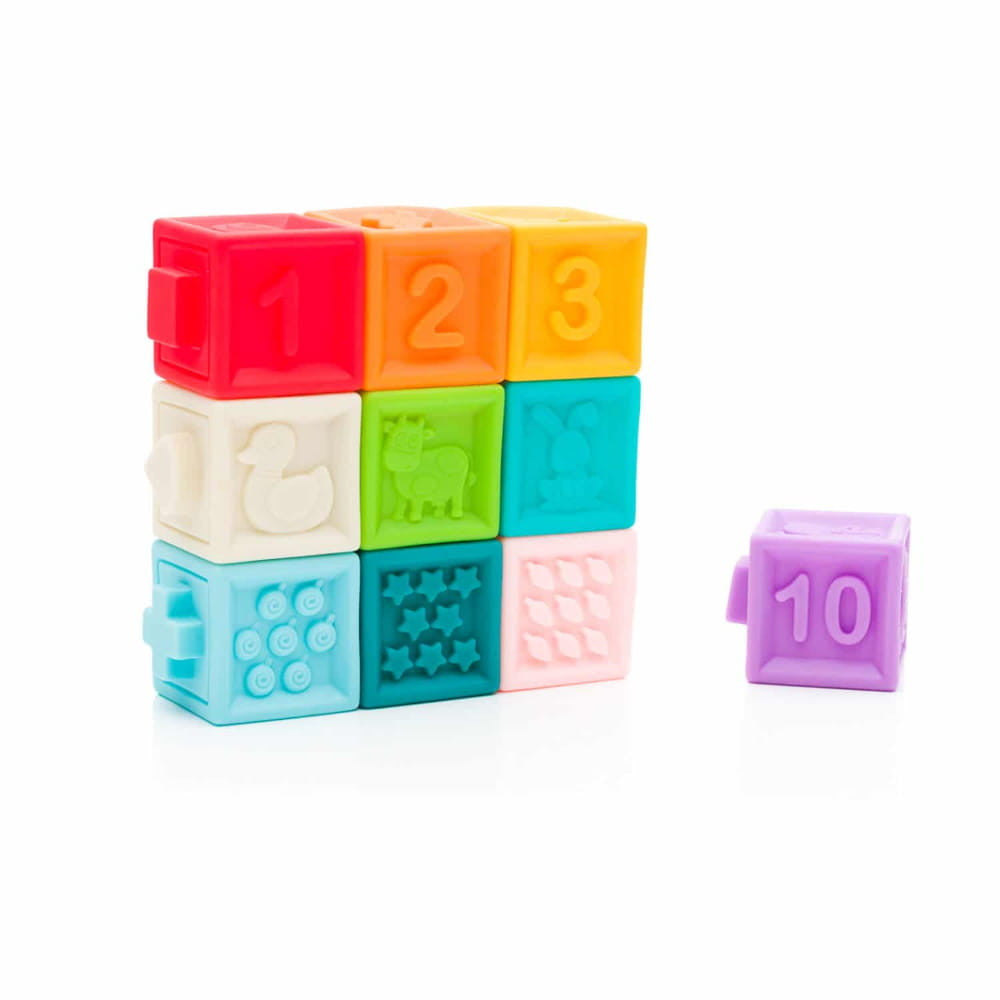 Fillikid kockák puha színes 10 db TL969 - Momsy