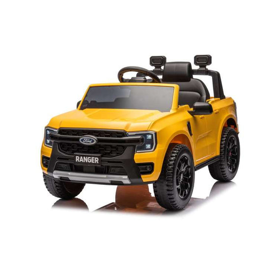 FreeOn Prince Toys akkumulátoros kisautó – Ford Ranger 10,8V, sárga-0