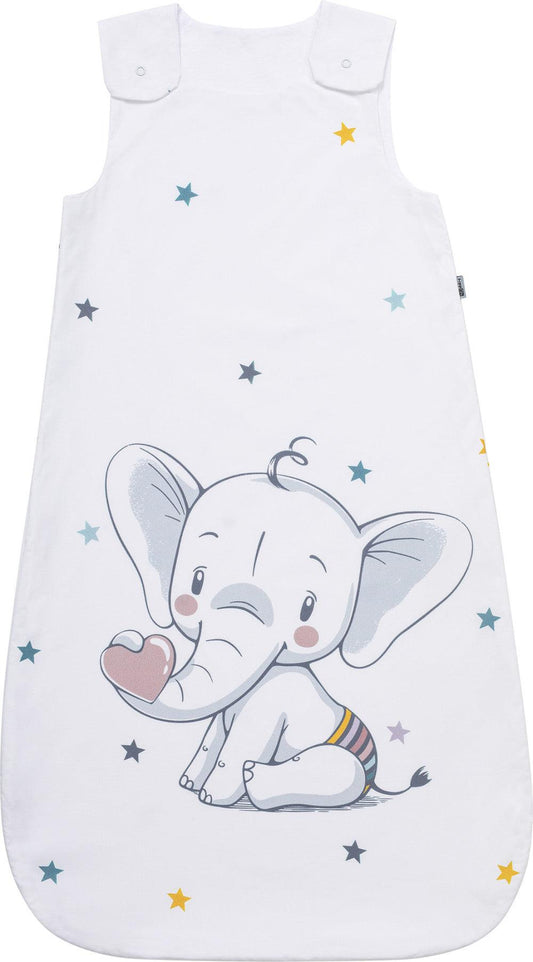 Bubaba ujjatlan nyári hálózsák 6-24hó- Elephant in the stars - Momsy