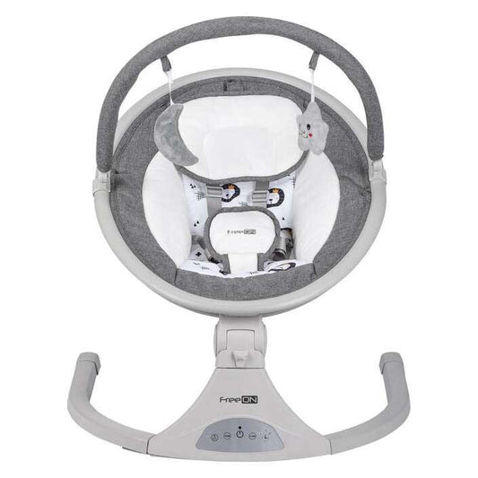 FreeON Elite elektromos baba hintaszék - szürke - Momsy
