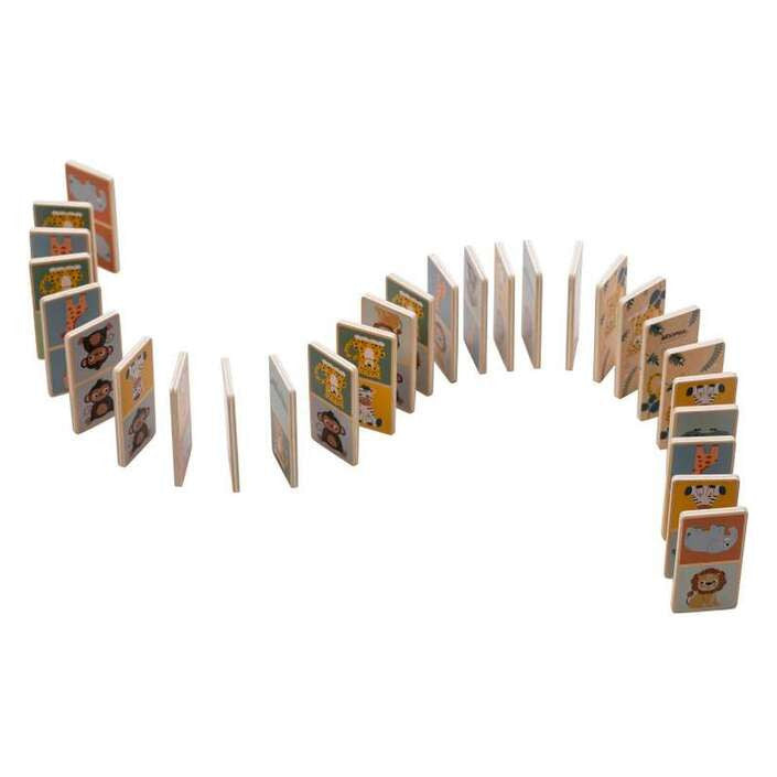 FreeON free2play Domino Safari – Fa társasjáték - 28 db-os-2