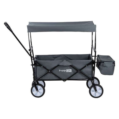 FreeON összecsukható strandkocsi tetővel-2