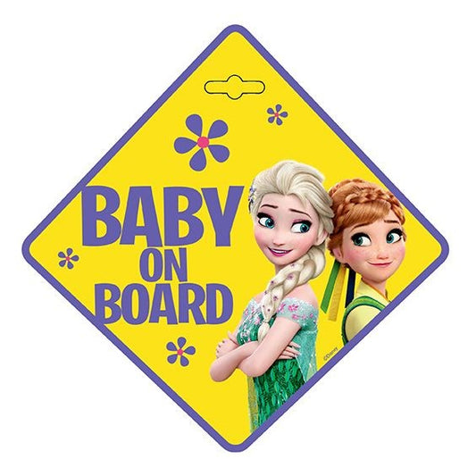 Apollo Seven &quot;Baby on Board&quot; tábla- Frozen - Momsy