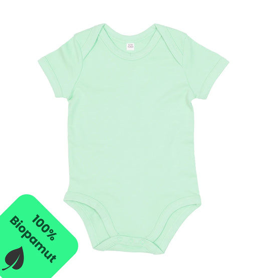 Babybugz Baba body 100% Biopamut rövid ujjú Menta - Momsy