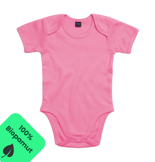 Babybugz Baba body 100% Biopamut rövid ujjú Pink - Momsy