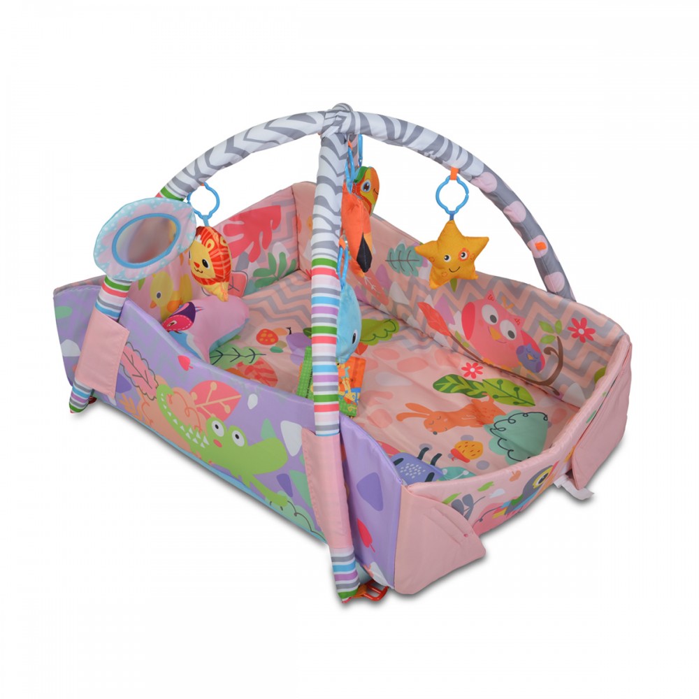 Cangaroo Oasis játszószőnyeg - pink - Momsy