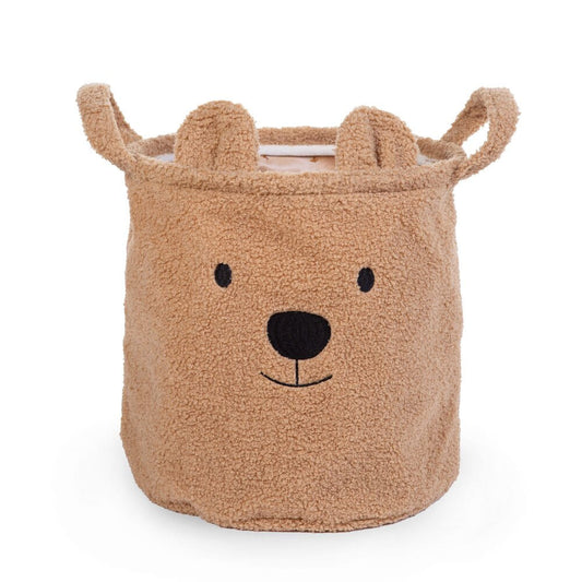 Childhome Teddy Kosárka- 40x40x40 Cm - Barna - Momsy