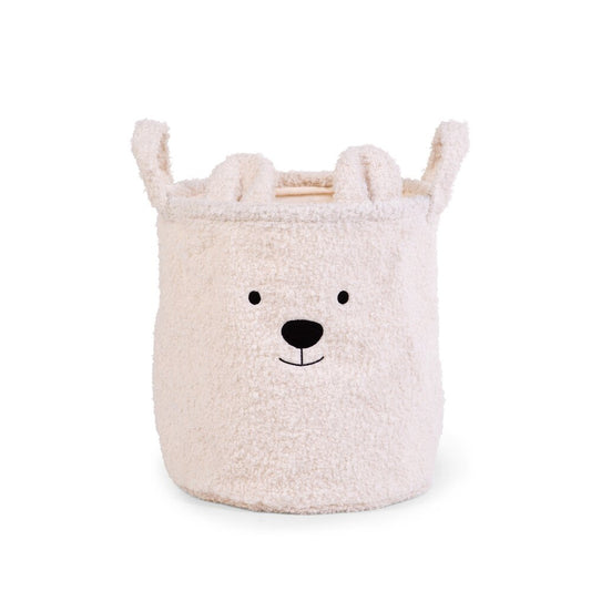 Childhome Teddy Kosárka- 30x30x30 Cm - Törtfehér - Momsy