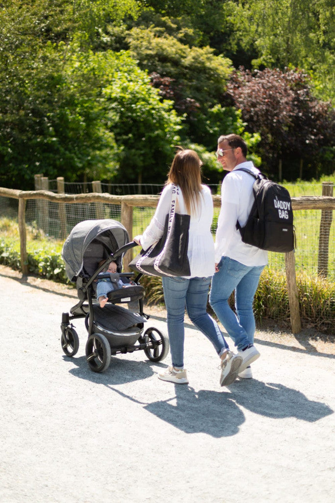 Childhome &quot;Family Bag&quot; Táska - Fekete - Momsy