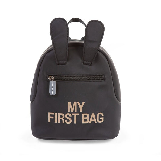 Childhome &quot;My First Bag&quot; Gyermek Hátizsák - Fekete - Momsy