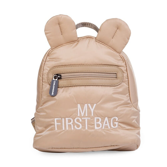 Childhome &quot;My First Bag&quot; Gyermek Hátizsák - Pufi - Bézs-Kifutó termék! - Momsy