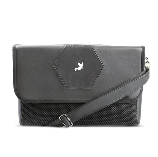 Leclerc Hexagon pelenkázó táska- Carbon Black - Momsy