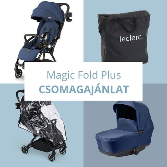 Leclerc Magicfold Bundle Deal babakocsi szett csomagajánlat - Blue - Momsy