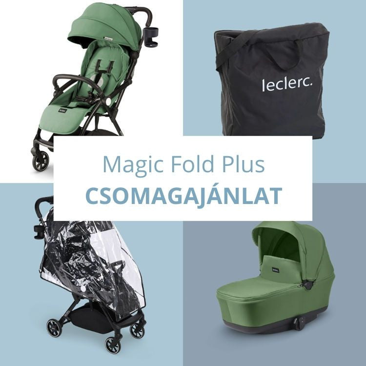 Leclerc Magicfold Bundle Deal babakocsi szett csomagajánlat - Green - Momsy