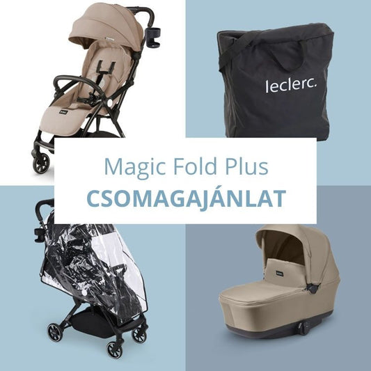 Leclerc Magicfold Bundle Deal babakocsi szett csomagajánlat - Sand - Momsy