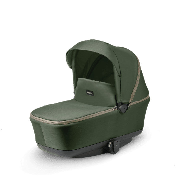 Leclerc mózeskosár Influencer babakocsihoz - Army Green-Kifutó!-0