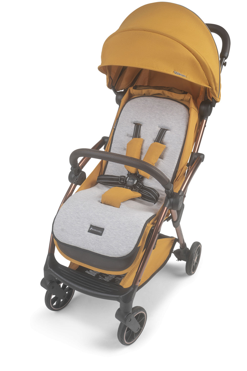 Leclerc Légáteresztő betét babakocsiba- Szürke szegéssel - Momsy