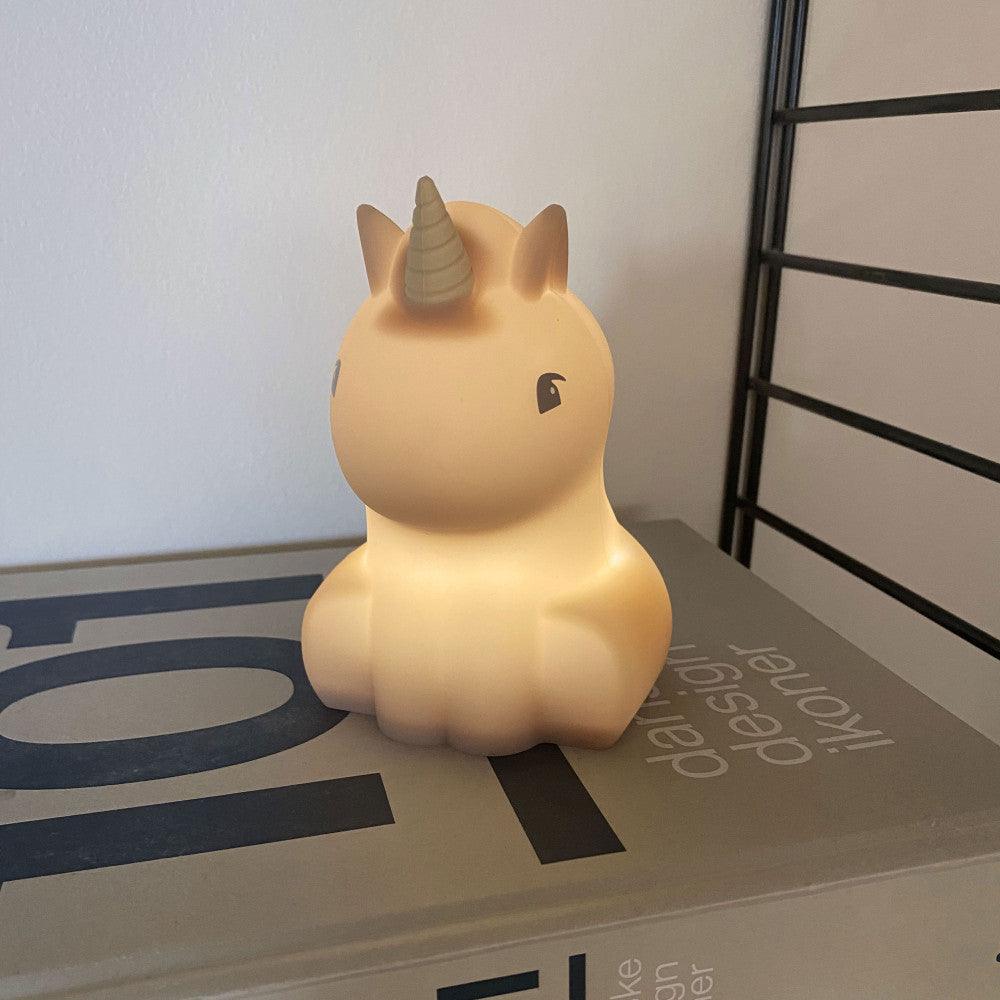 Nuuroo Unikornis éjjeli lámpa cream - Momsy