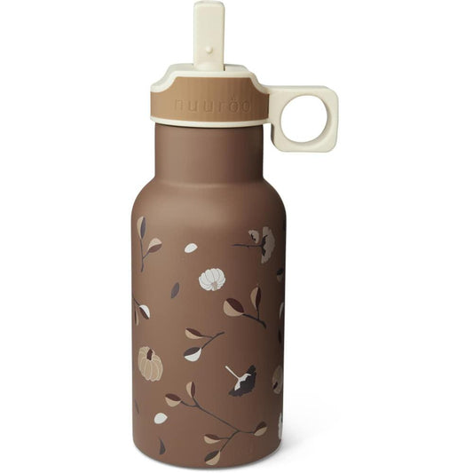 Nuuroo Juno szilikon ivópalack 350ml- Tökök és virágok - Momsy