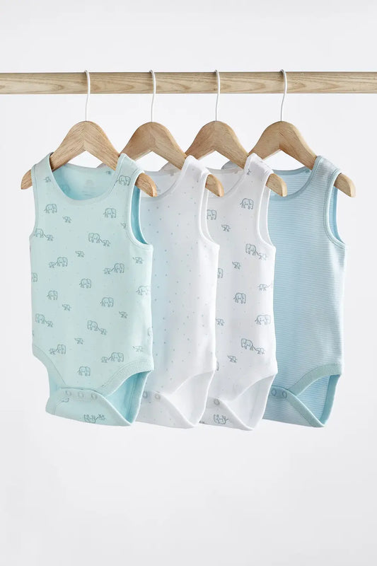 Next Baby Trikó Elefánt Mintás 4db/Csomag - Momsy