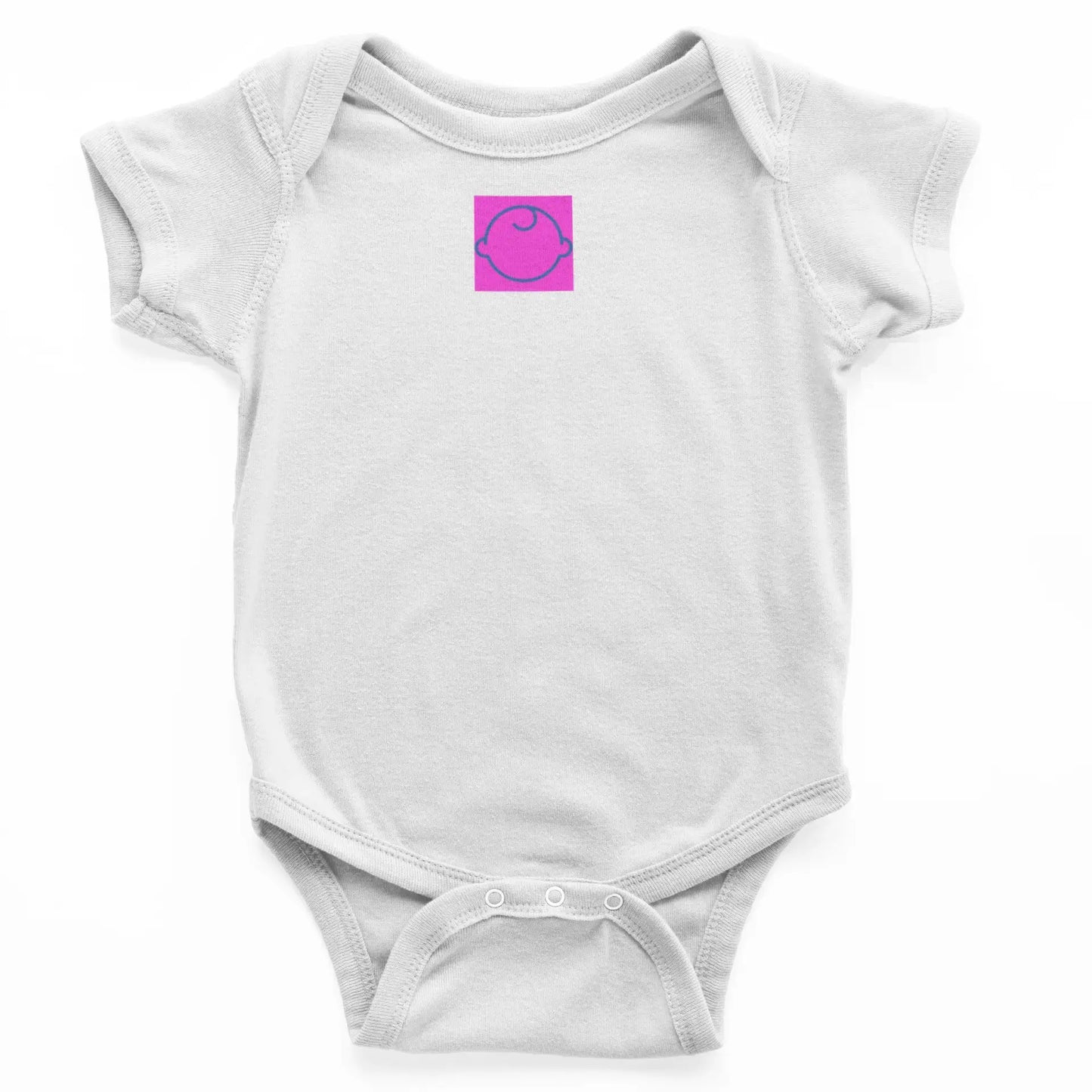 Next Rövid ujjú baba body pink Momsy logóval - Momsy