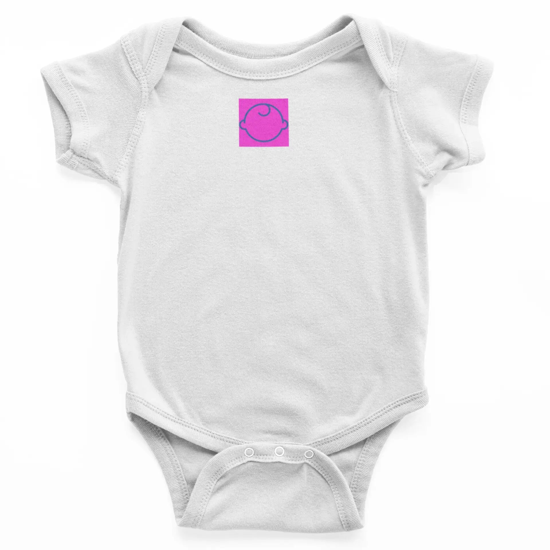 Next Rövid ujjú baba body pink Momsy logóval - Momsy
